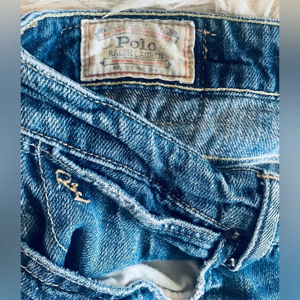 Polo Ralph Lauren Astor distressed Boyfriend jeans 29 - Picture 3 of 4